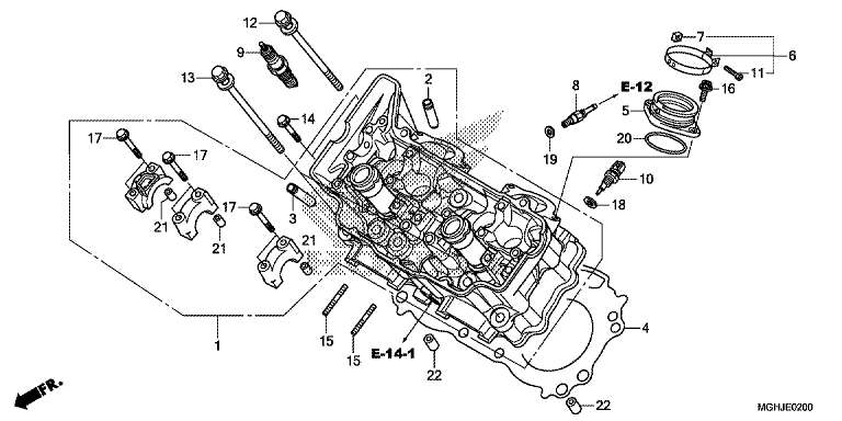 CYLINDER HEAD (FRONT)