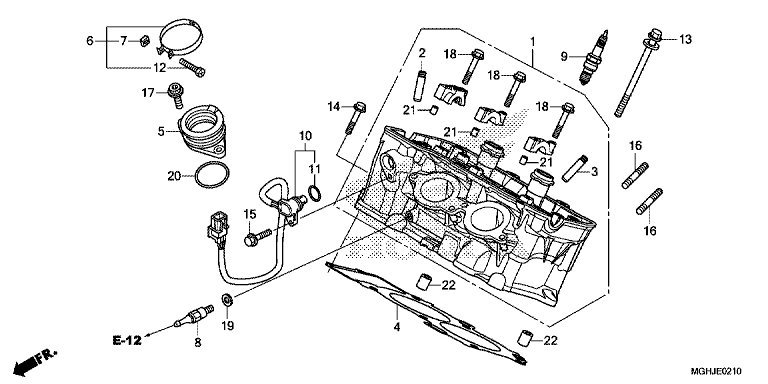CYLINDER HEAD (REAR)