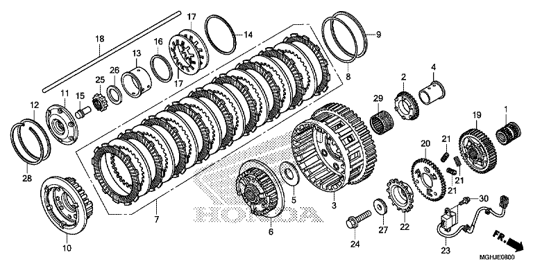 CLUTCH (VFR1200X/XA/XL)