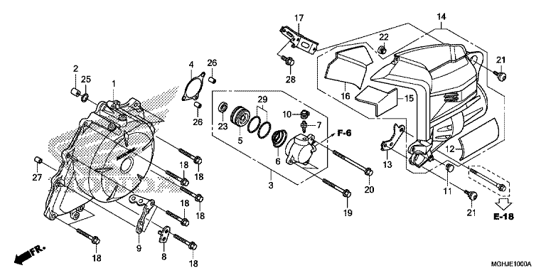 ALTERNATOR GENERATOR COVER