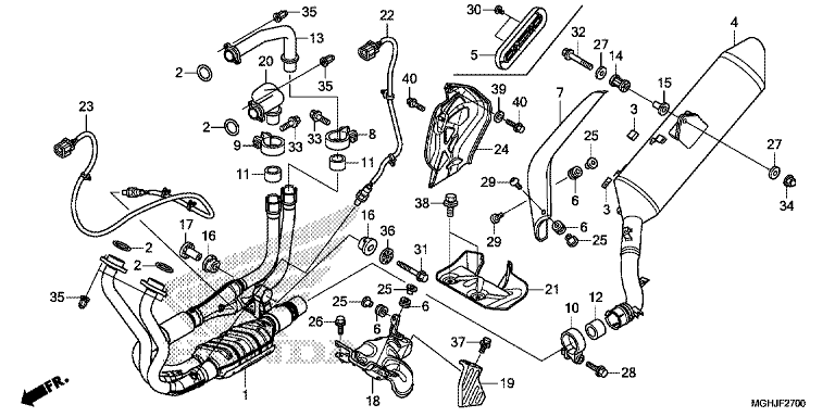 EXHAUST MUFFLER