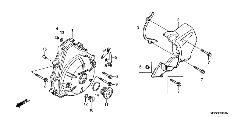 ALTERNATOR GENERATOR COVER