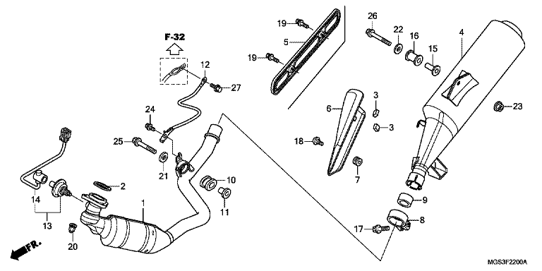 EXHAUST MUFFLER