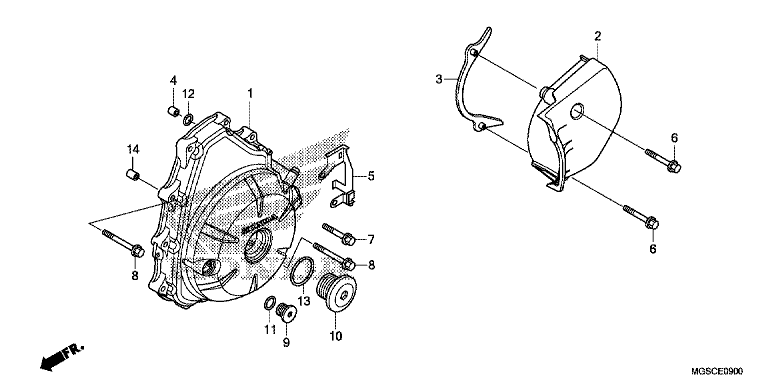 ALTERNATOR GENERATOR COVER