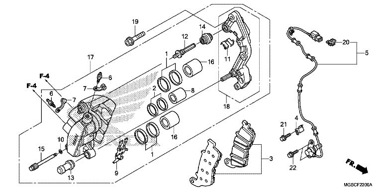 FRONT BRAKE CALIPER