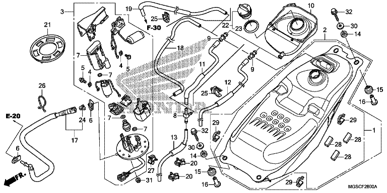 FUEL TANK/FUEL PUMP