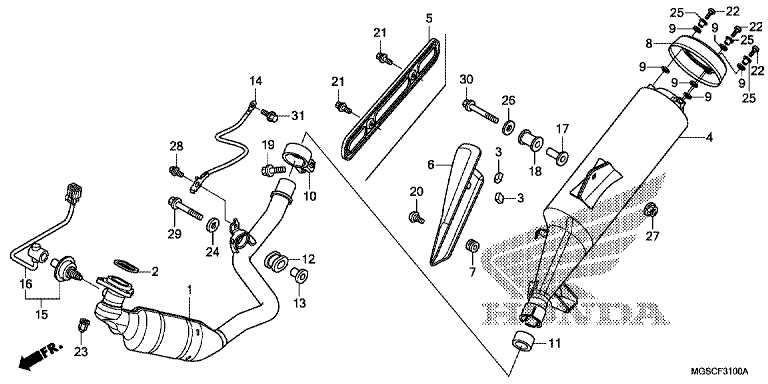 EXHAUST MUFFLER