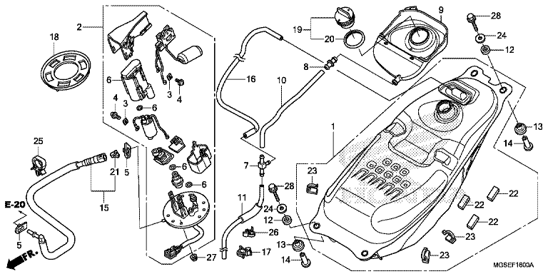 FUEL TANK/FUEL PUMP