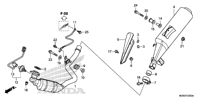 EXHAUST MUFFLER
