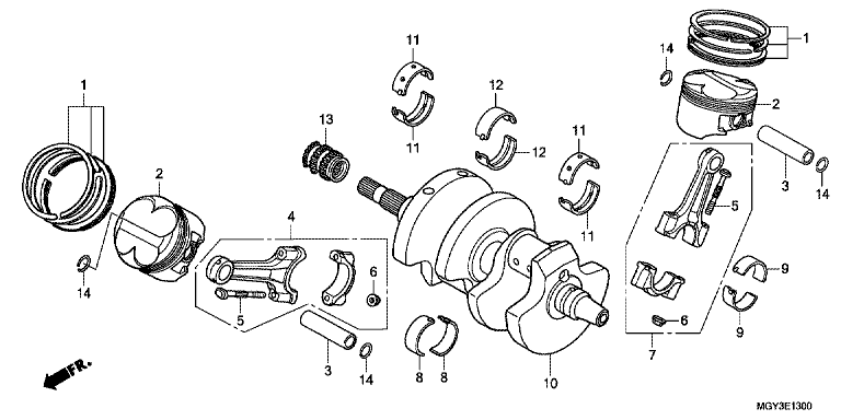 CRANKSHAFT/PISTON
