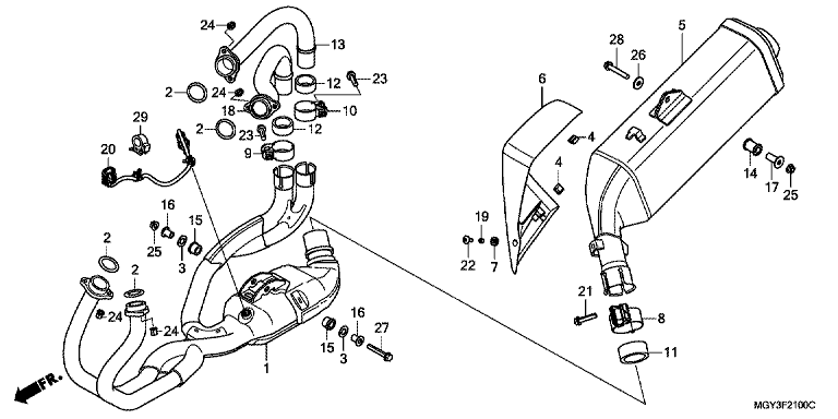 EXHAUST MUFFLER