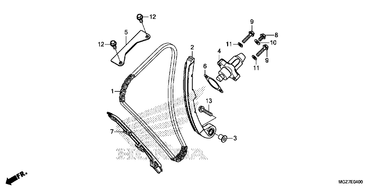 CAM CHAIN/TENSIONER