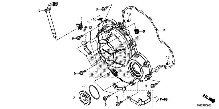 RIGHT CRANKCASE COVER