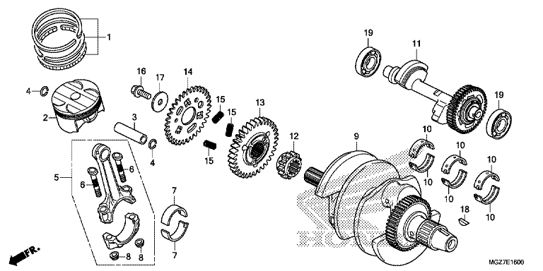 CRANKSHAFT/PISTON