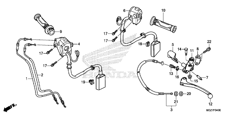 HANDLE LEVER/SWITCH/CABLE