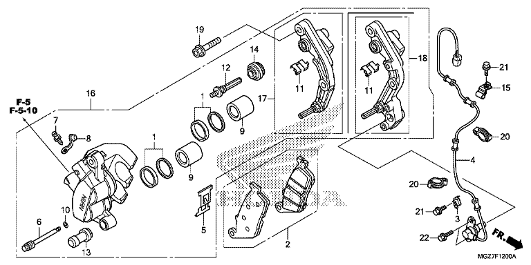 FRONT BRAKE CALIPER
