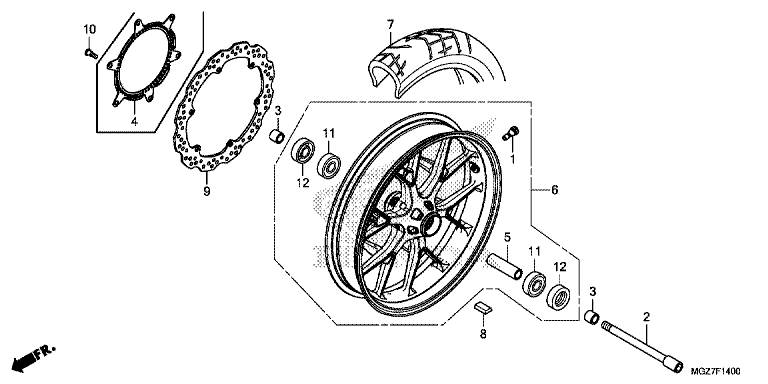 FRONT WHEEL