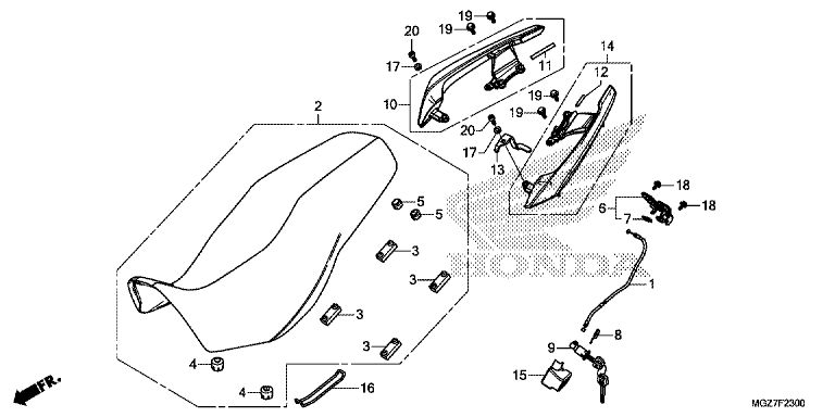SEAT/REAR GRIP