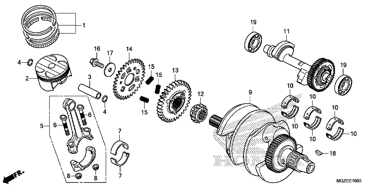 CRANKSHAFT/PISTON