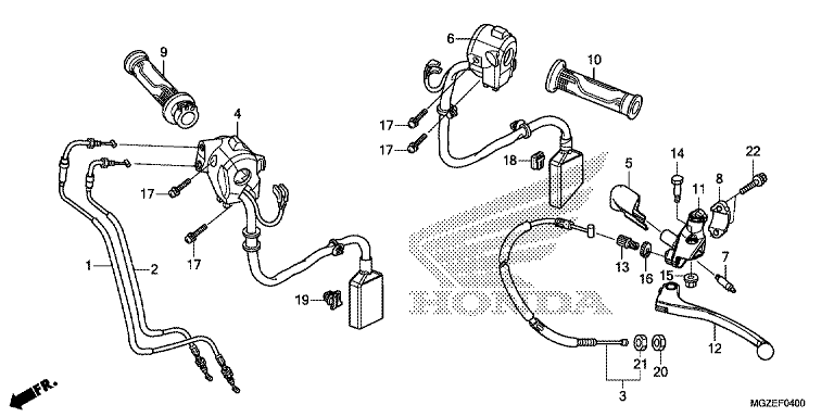 HANDLE LEVER/SWITCH/CABLE