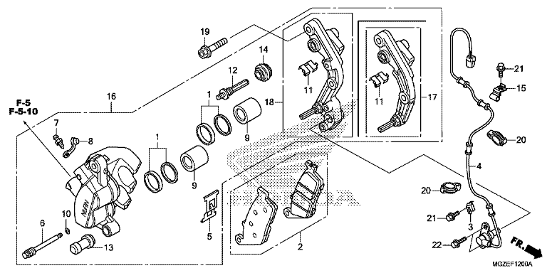 FRONT BRAKE CALIPER