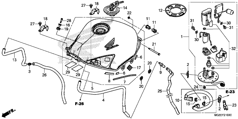 FUEL TANK/FUEL PUMP