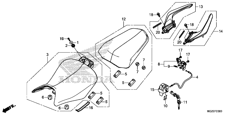 SEAT/REAR GRIP