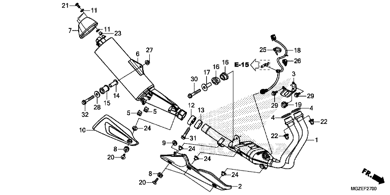 EXHAUST MUFFLER