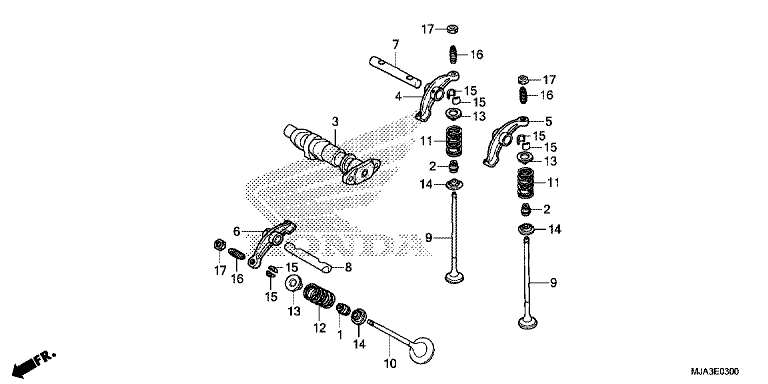 CAMSHAFT VALVE (FRONT)