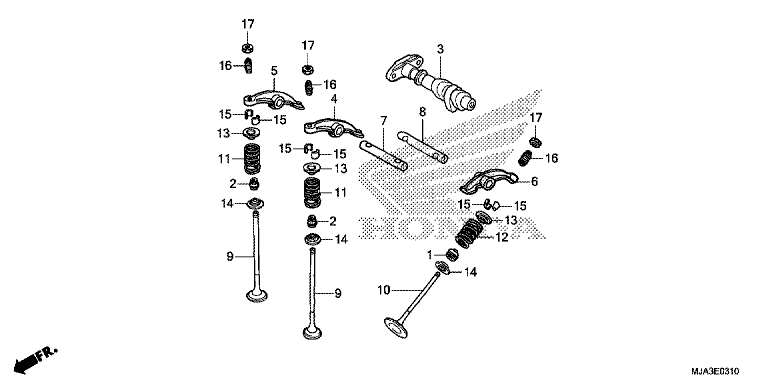 CAMSHAFT VALVE (REAR)
