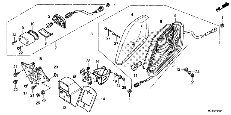 TAILLIGHT (VT750C/CA/CS)