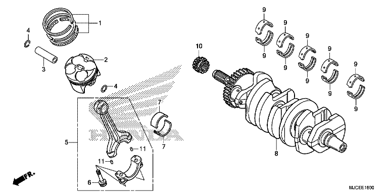 CRANKSHAFT/PISTON