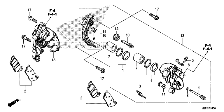 FRONT BRAKE CALIPER (1)