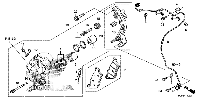 FRONT BRAKE CALIPER