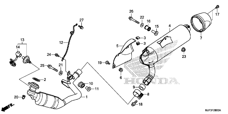 EXHAUST MUFFLER