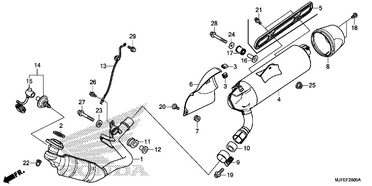 EXHAUST MUFFLER