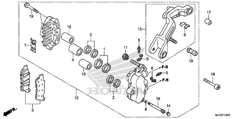 L. FRONT BRAKE CALIPER