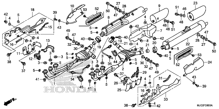 EXHAUST MUFFLER