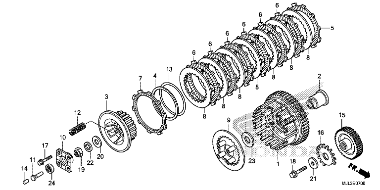 CLUTCH (NC750X/XA)