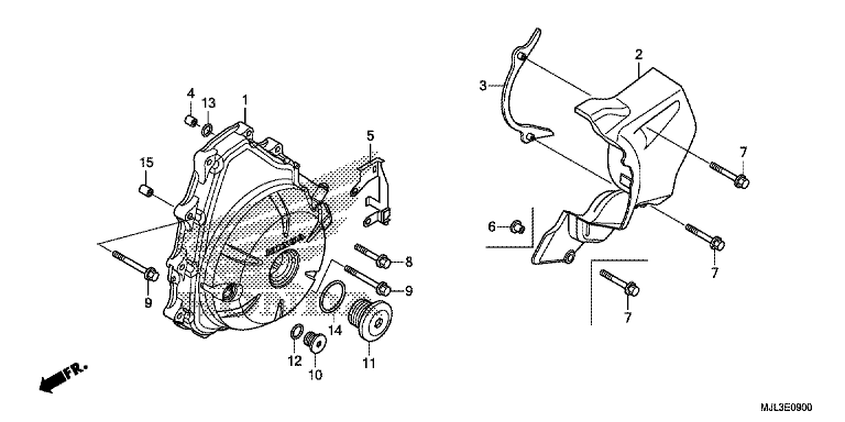 ALTERNATOR GENERATOR COVER
