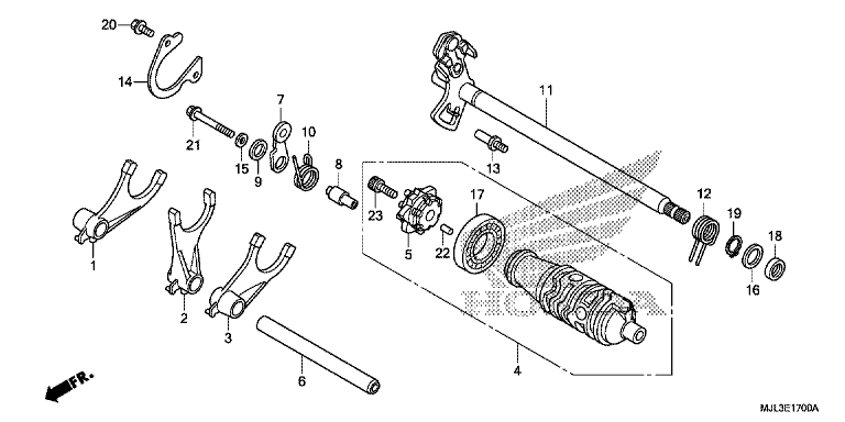 GEARSHIFT DRUM (NC750X/XA)