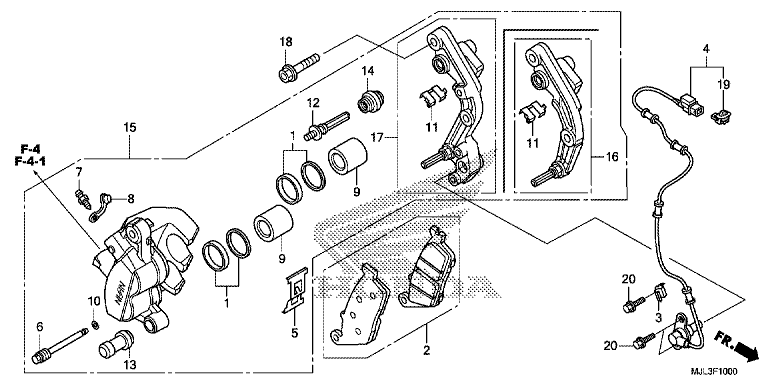 FRONT BRAKE CALIPER
