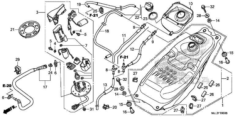 FUEL TANK/FUEL PUMP