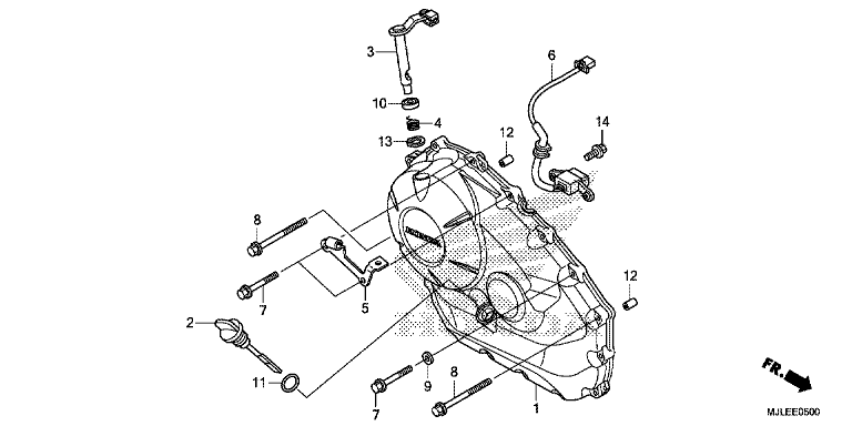 RIGHT CRANKCASE COVER (NC750S/SA)