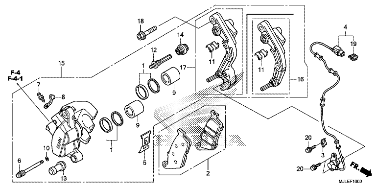 FRONT BRAKE CALIPER
