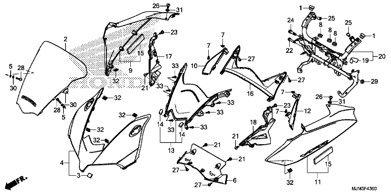 UPPER COWL