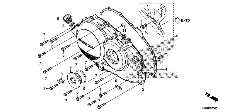 RIGHT CRANKCASE COVER