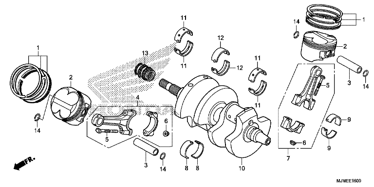 CRANKSHAFT/PISTON