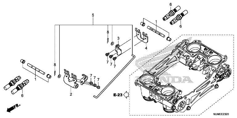 THROTTLE BODY (COMPONENT PARTS)