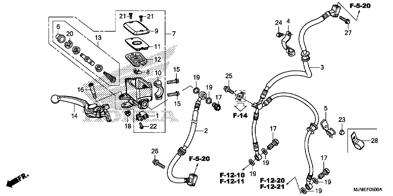 FRONT BRAKE MASTER CYLINDER